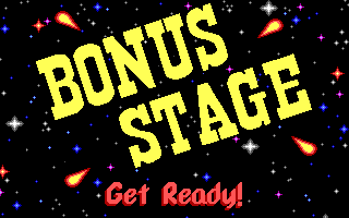 The 'Bonus Stage - Get Ready!' screen