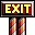 Exit sign